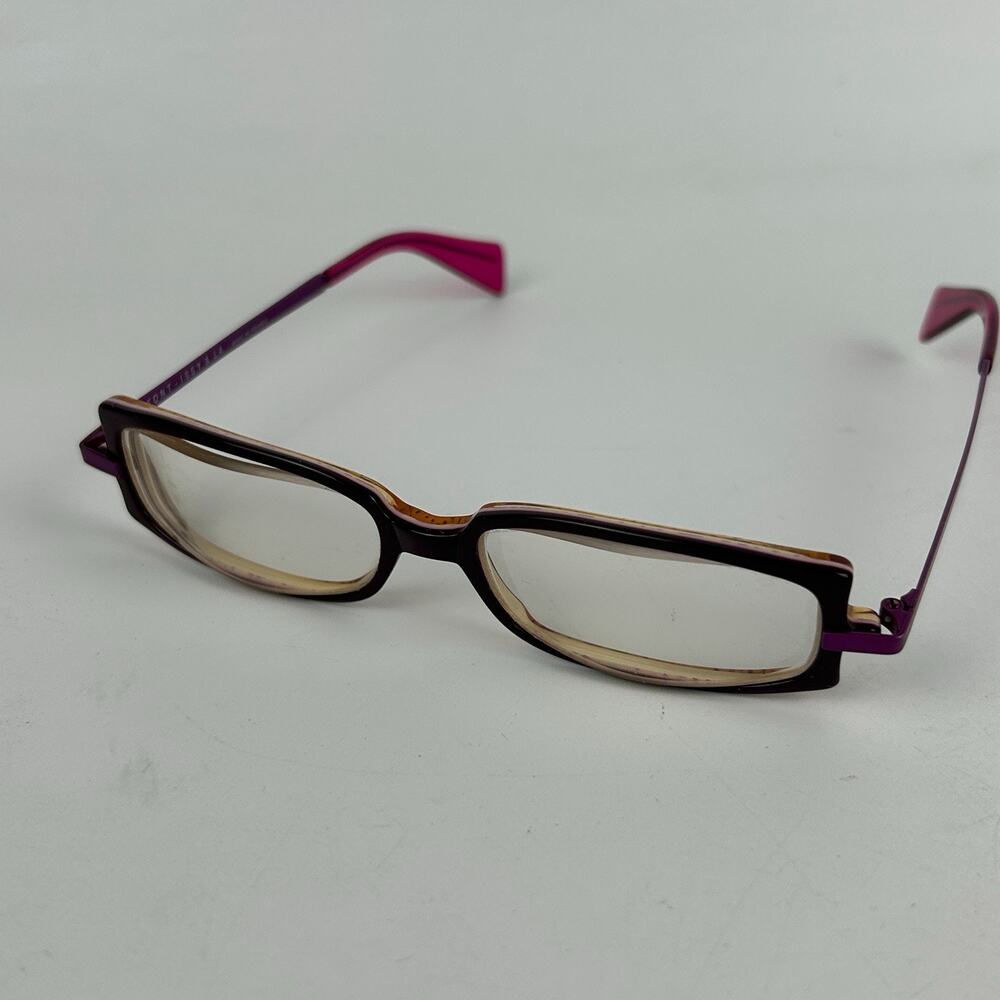 Lafont Issy & LA Suzie 702 Pink Purple Eyeglasses Frames 50-15-135 France Women